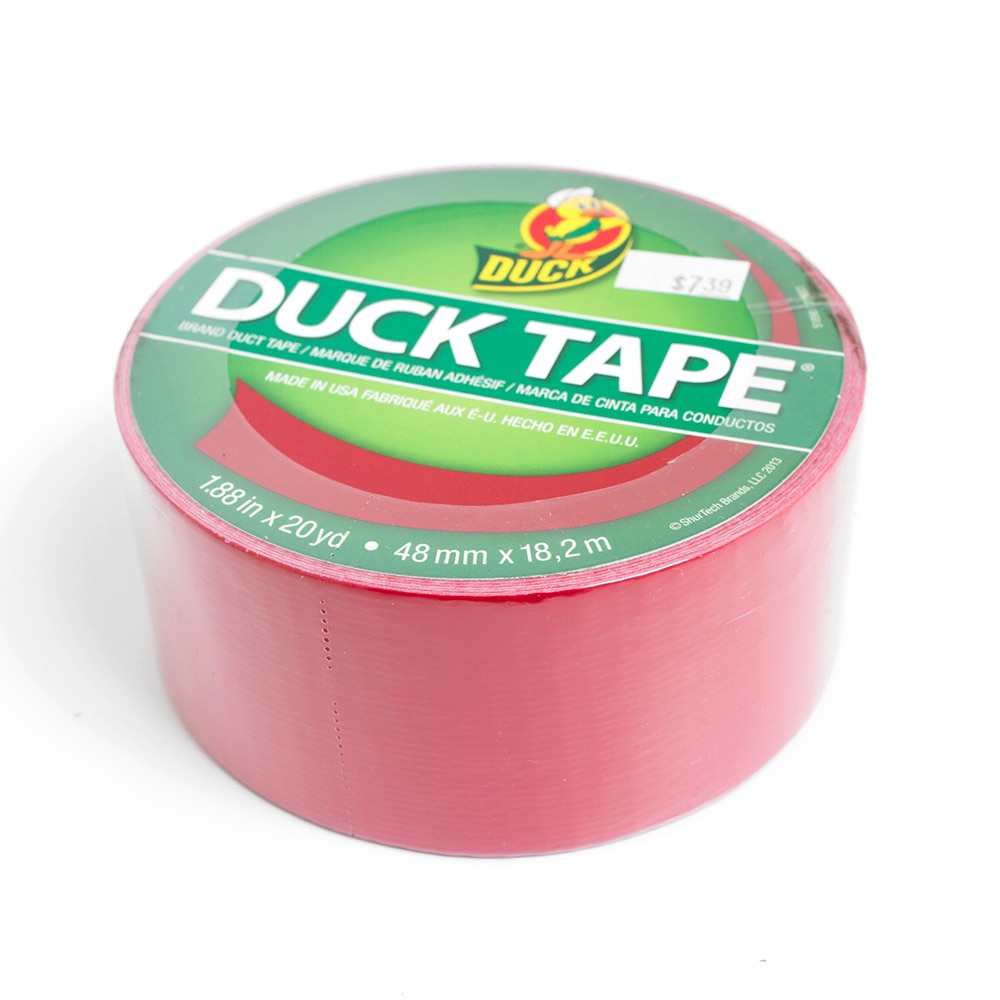 Duck Brand, Cherry, Duct Tape, 1.8" x 10 YD